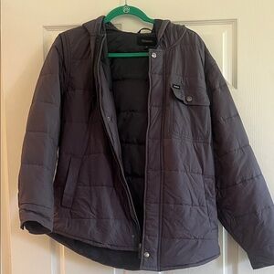 Brixton Dark Gray Puffer Jacket